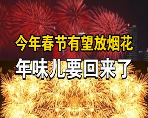 春节燃放烟花爆竹可以增加年味